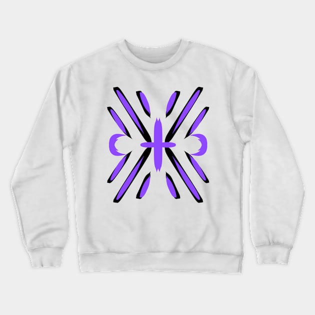 symmetrical pattern Crewneck Sweatshirt by Haroshi_Mandaras